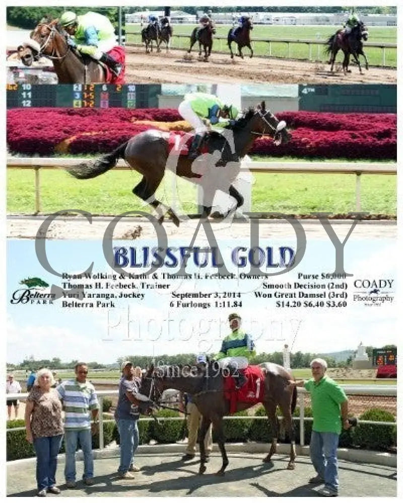 Blissful Gold - 090314 Race 02 Btp Belterra Park