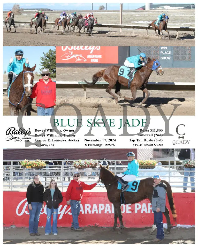Blue Skye Jade - 11-17-24 R05 Arp Arapahoe Park