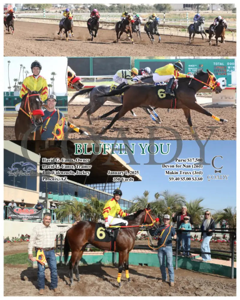 Bluffin You - 01-01-25 R02 Tup Turf Paradise