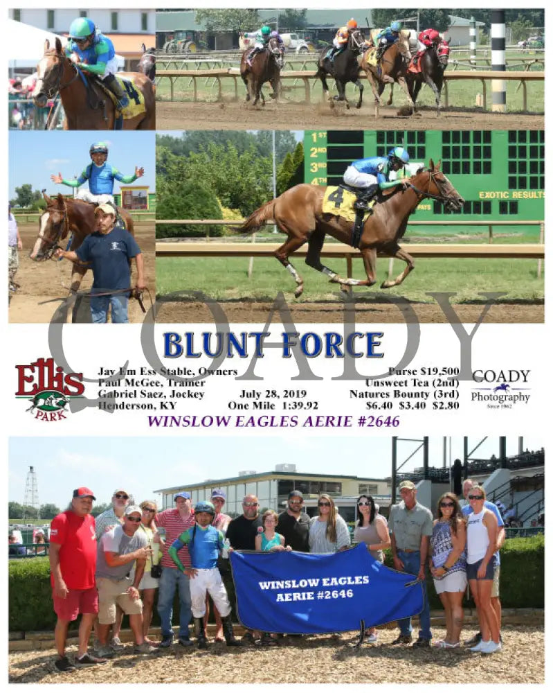 Blunt Force - 07-28-19 R05 Elp Group Ellis Park