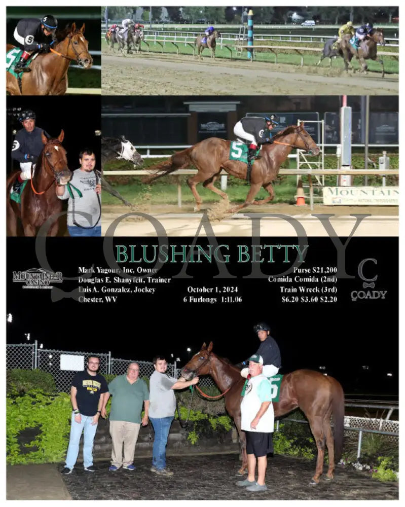 Blushing Betty - 10-01-24 R07 Mnr Mountaineer Park