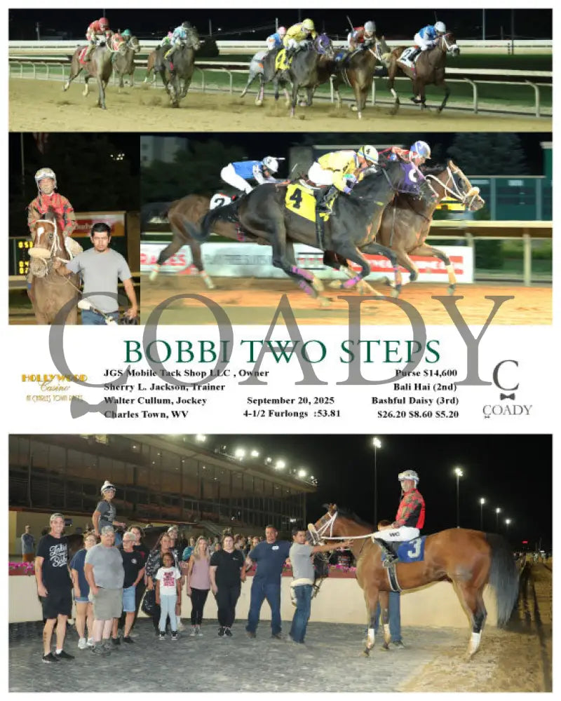 BOBBI TWO STEPS - 09-20-25 - R02 - CT Hollywood Casino at Charles Town Races