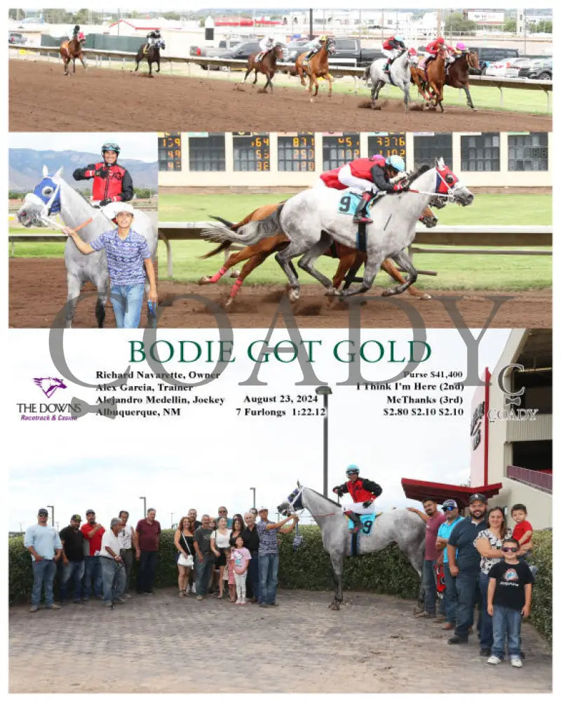 Bodie Got Gold - 08-23-24 R09 Alb Downs At Albuquerque