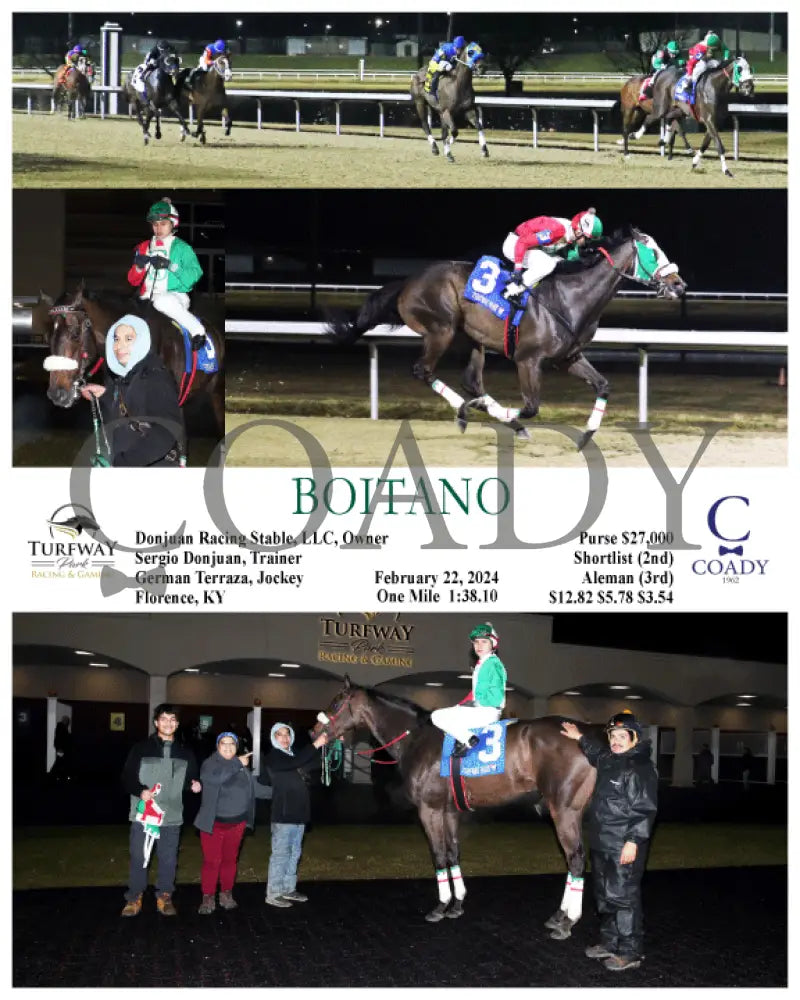 Boitano - 02-22-24 R03 Tp Turfway Park