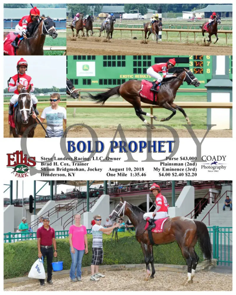 Bold Prophet - 081018 Race 06 Elp Ellis Park