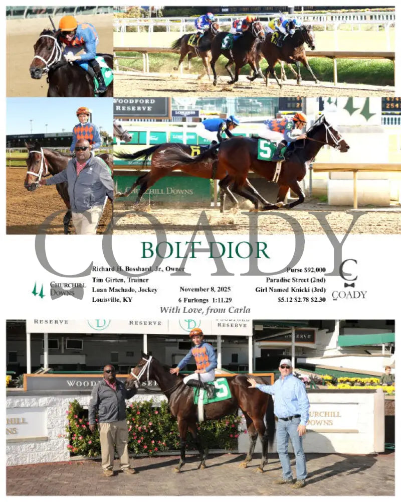 BOLT DIOR - 11-08-25 - R03 - CD Churchill Downs