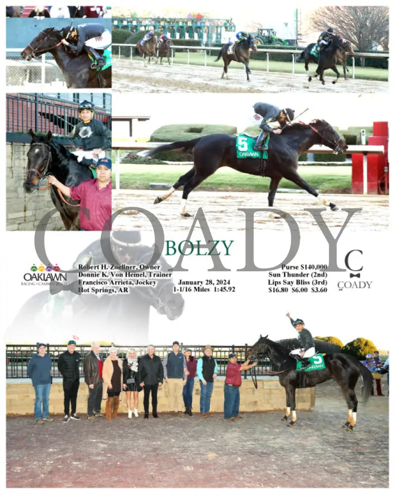 Bolzy - 01-28-24 R09 Op Oaklawn Park