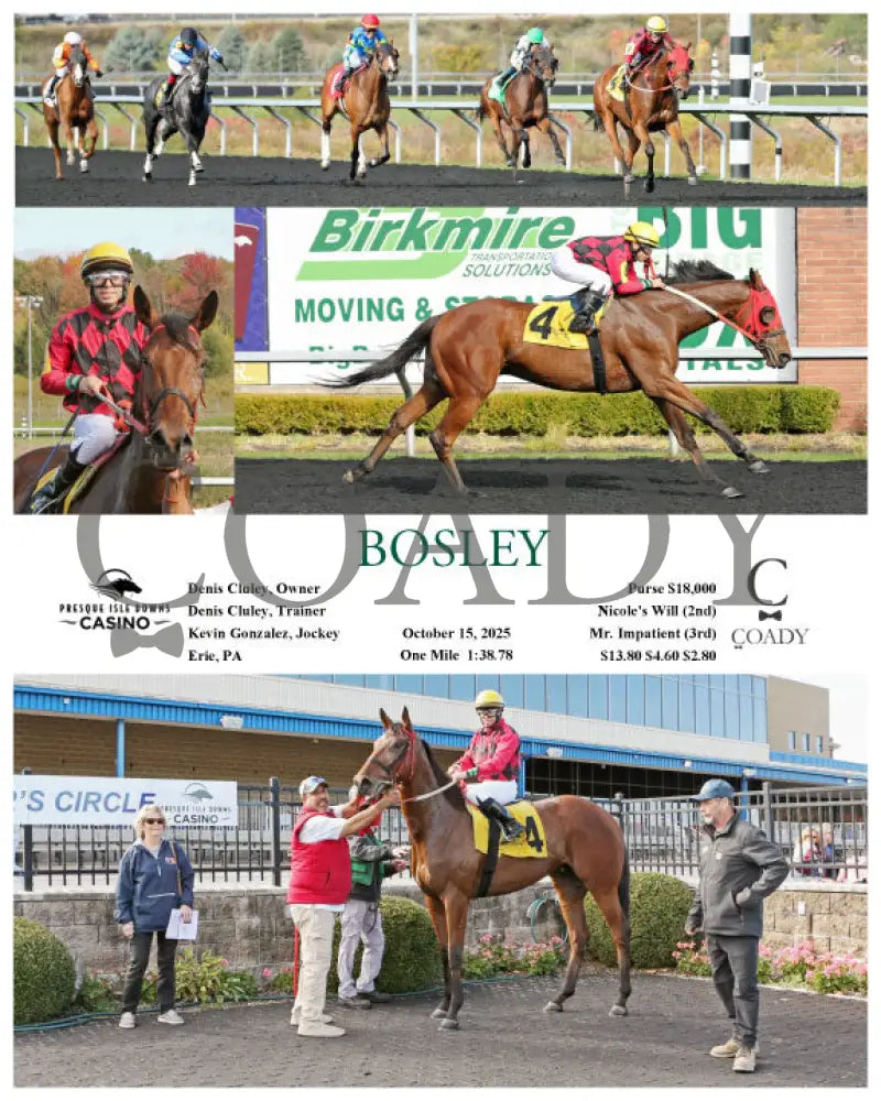 BOSLEY - 10-15-25 - R01 - PID Presque Isle Downs