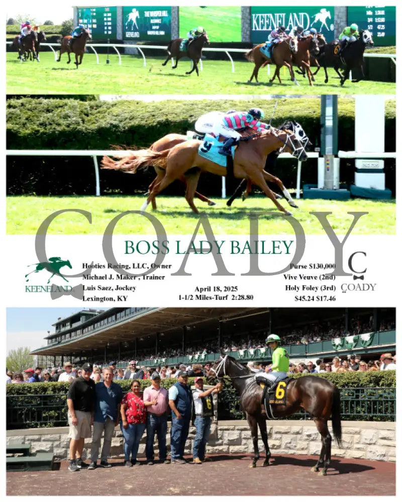 BOSS LADY BAILEY - 04-18-25 - R05 - KEE Keeneland