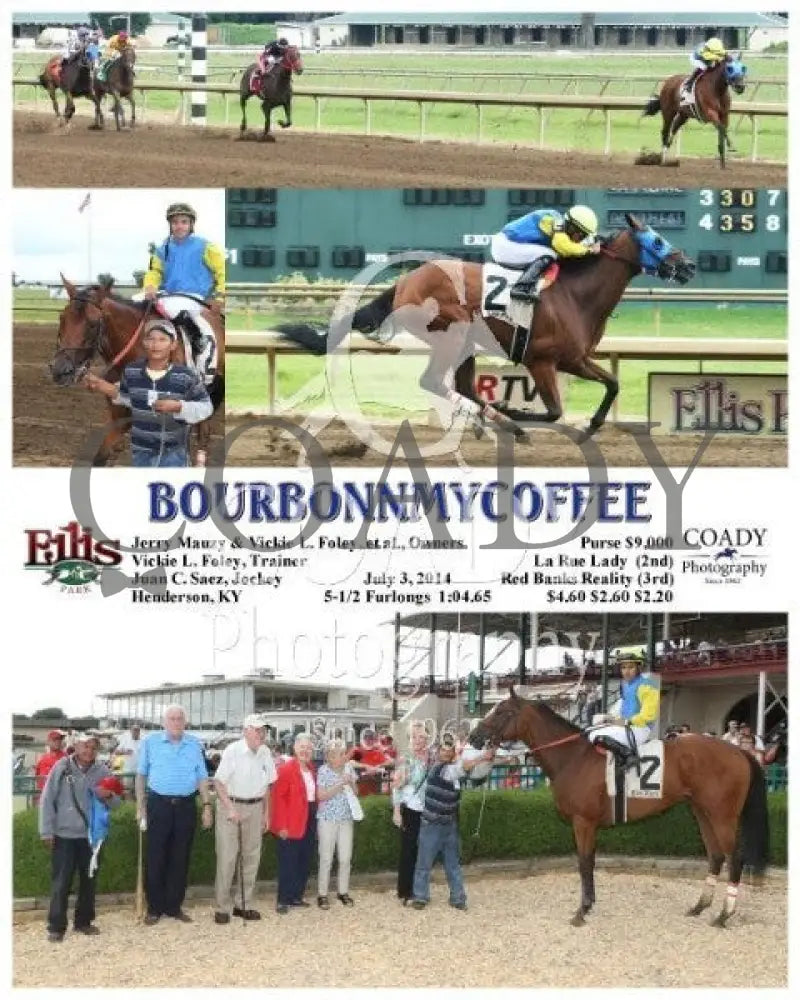 Bourbonnmycoffee - 070314 Race 05 Elp Ellis Park