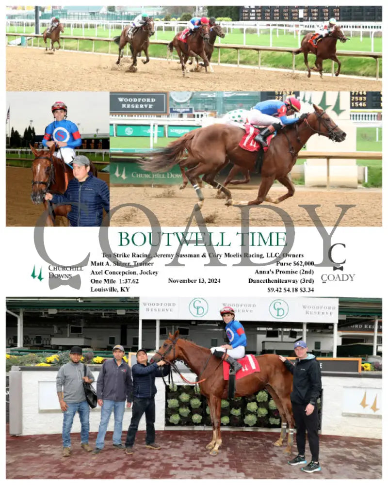 Boutwell Time - 11-13-24 R02 Cd Churchill Downs