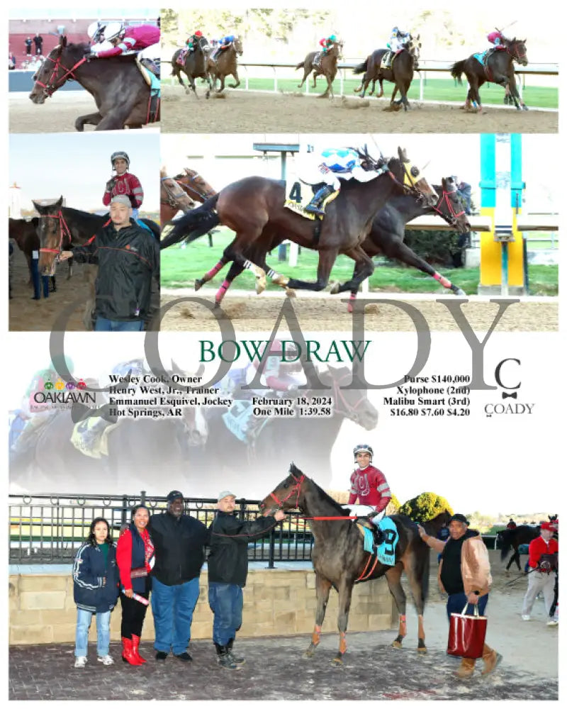 Bow Draw - 02-18-24 R08 Op Oaklawn Park