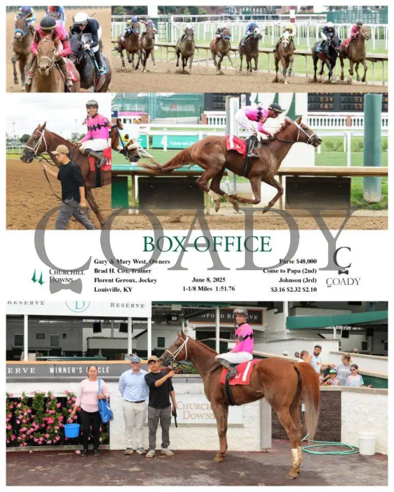 BOX OFFICE - 06-08-25 - R02 - CD Churchill Downs