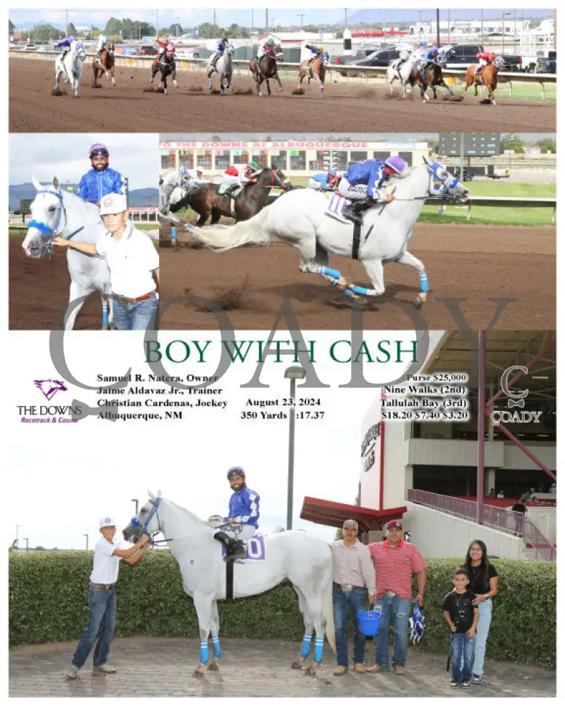 Boy With Cash - 08-23-24 R10 Alb Downs At Albuquerque