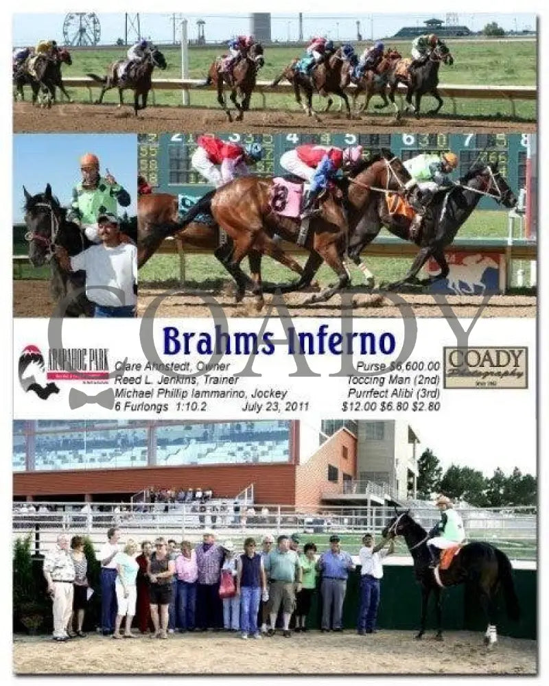 Brahms Inferno - 072311 Race 09 Arapahoe Park