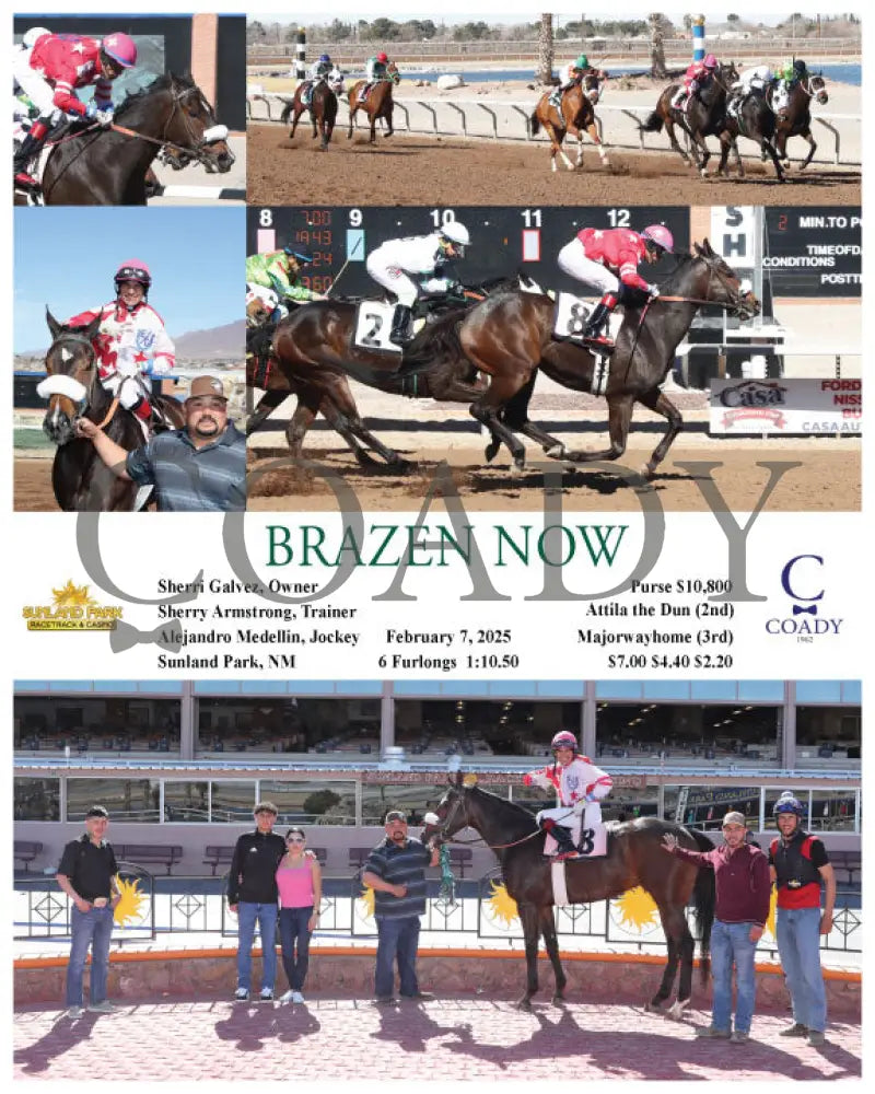 Brazen Now - 02-07-25 R02 Sun Turfway Park