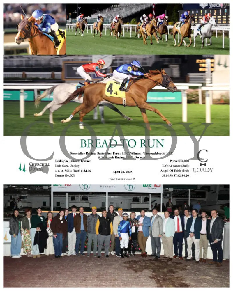 BREAD TO RUN - 042625 - Race 08 - CD - Group Churchill Downs