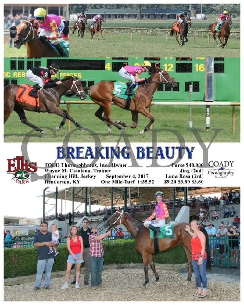 Breaking Beauty - 090417 Race 07 Elp Ellis Park