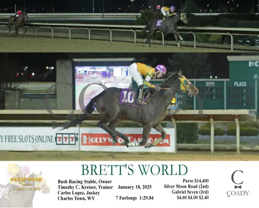Brett’s World - 01-18-25 R06 Ct Hollywood Casino At Charles Town Races