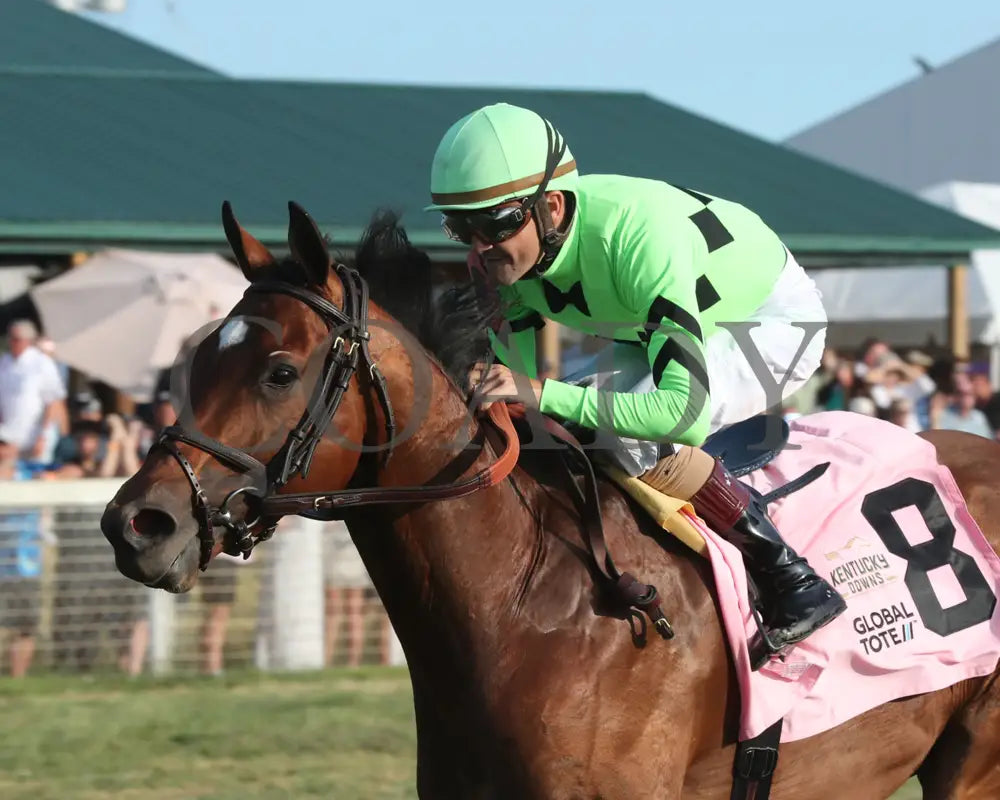 Brilliant Berti - Global Tote Gun Runner 090824 Race 10 Kd Inside Finish 01 Kentucky Downs