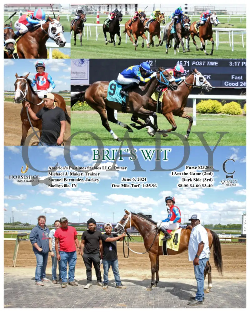 Brit’s Wit - 06-06-24 R03 Ind Indiana Grand
