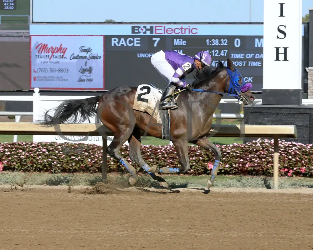 Brittanysgldnfaith - Hoosier Heartland 23Rd Running 09-11-24 R07 Horseshoe Indiana Finish 01