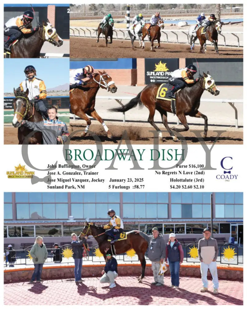 Broadway Dish - 01-23-25 R02 Sun Turfway Park