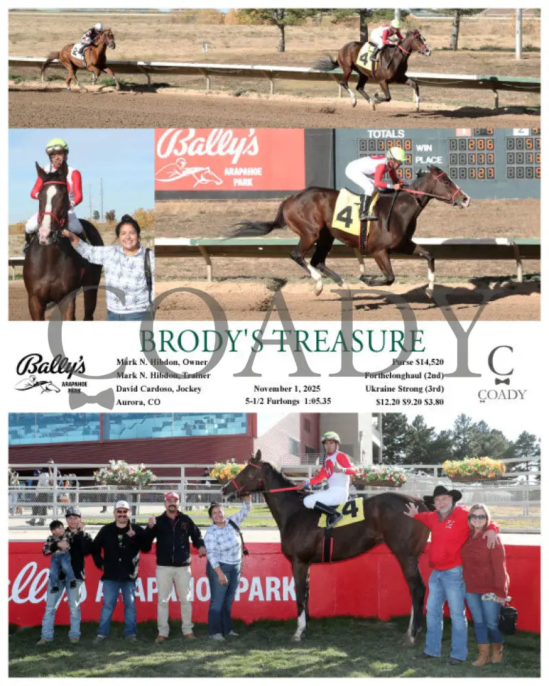 BRODY’S TREASURE - 11-01-25 - R05 - ARP Arapahoe Park