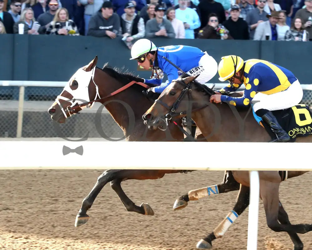 BRU NA BOINNE - 022325 - Race 08 - OP The Trivista Overnight Stakes - Inside Finish 01 Oaklawn Park