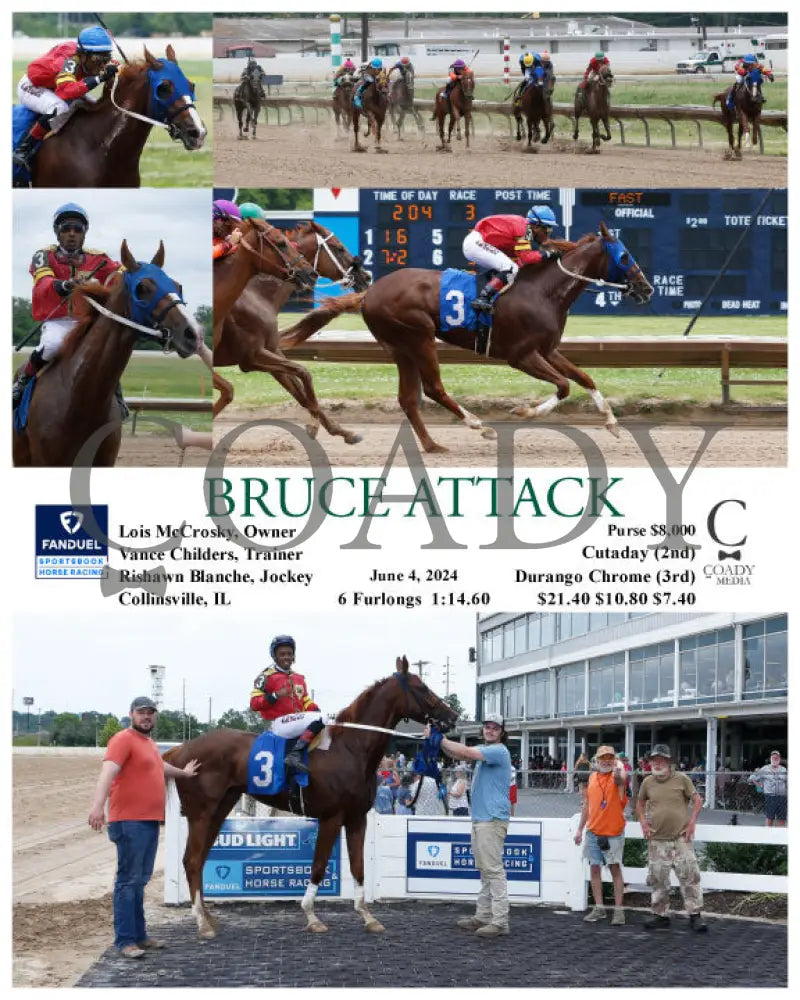 Bruce Attack - 06-04-24 R03 Fan Fanduel Sportsbook Horse Racing