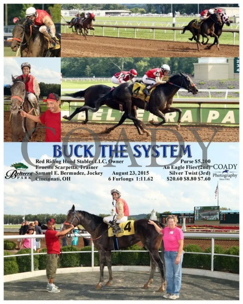 Buck The System - 082315 Race 07 Btp Belterra Park