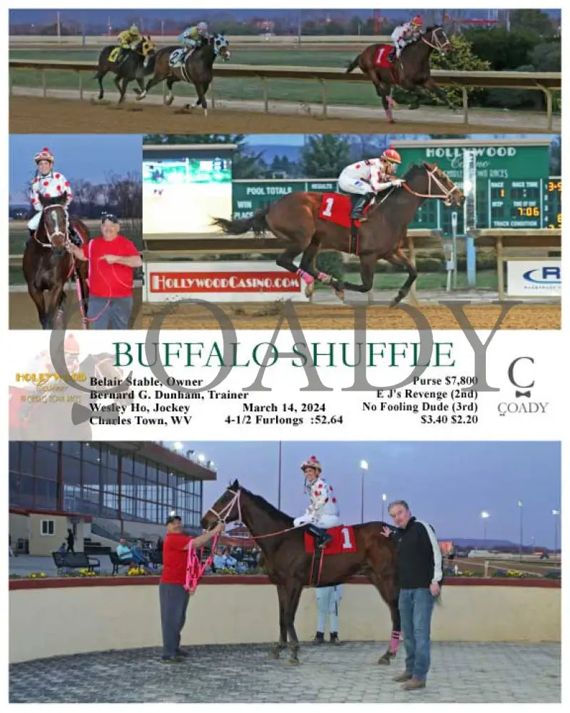 Buffalo Shuffle - 03 - 14 - 24 R01 Ct Hollywood Casino At Charles Town Races