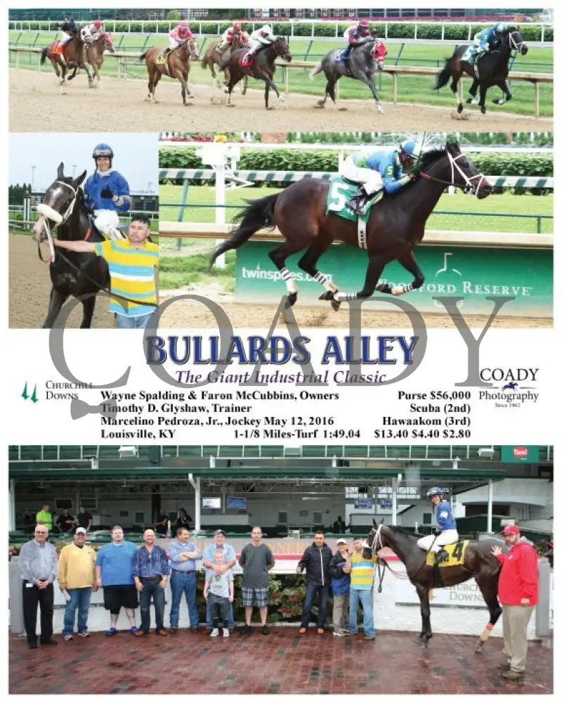 Bullards Alley - 051216 Race 02 Cd Churchill Downs