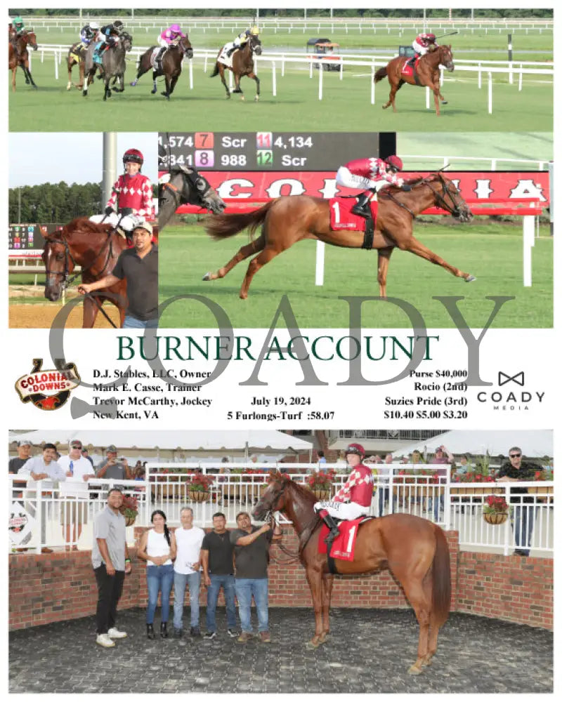 Burner Account - 07-19-24 R05 Cnl Colonial Downs