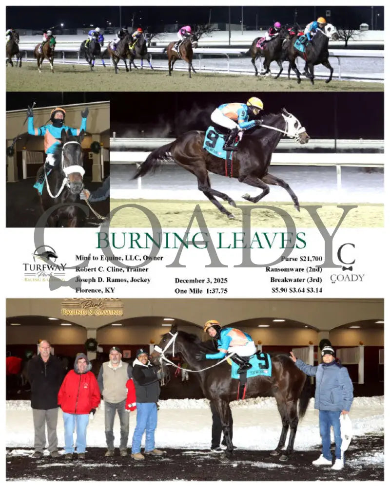 BURNING LEAVES - 12-03-25 - R02 - TP Turfway Park