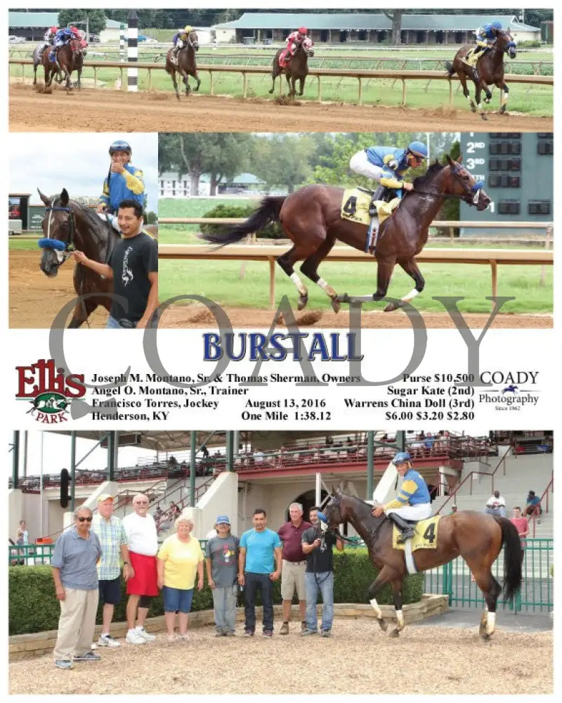 Burstall - 081316 Race 01 Elp Ellis Park