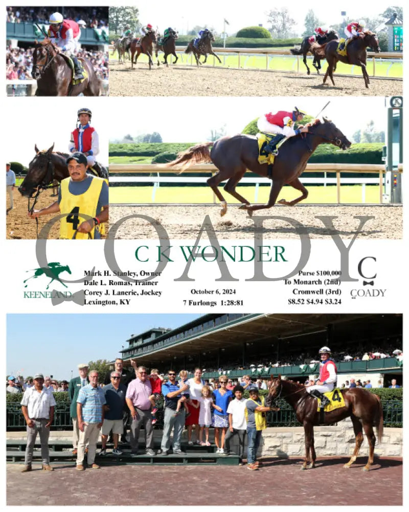 C K Wonder - 10-06-24 R04 Kee Keeneland