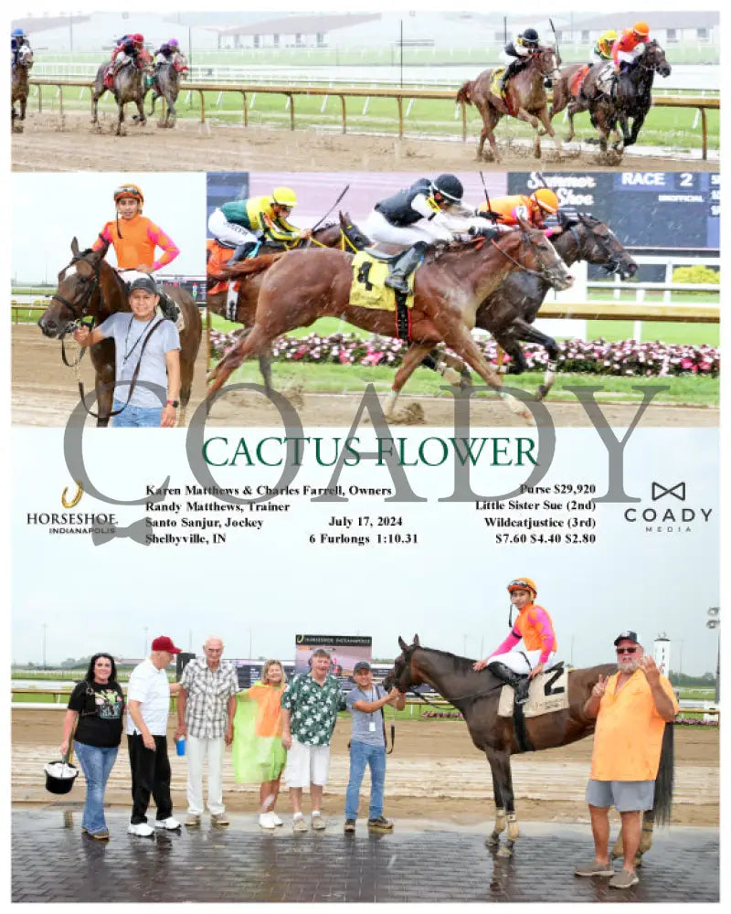 Cactus Flower - 07-17-24 R02 Ind Indiana Grand
