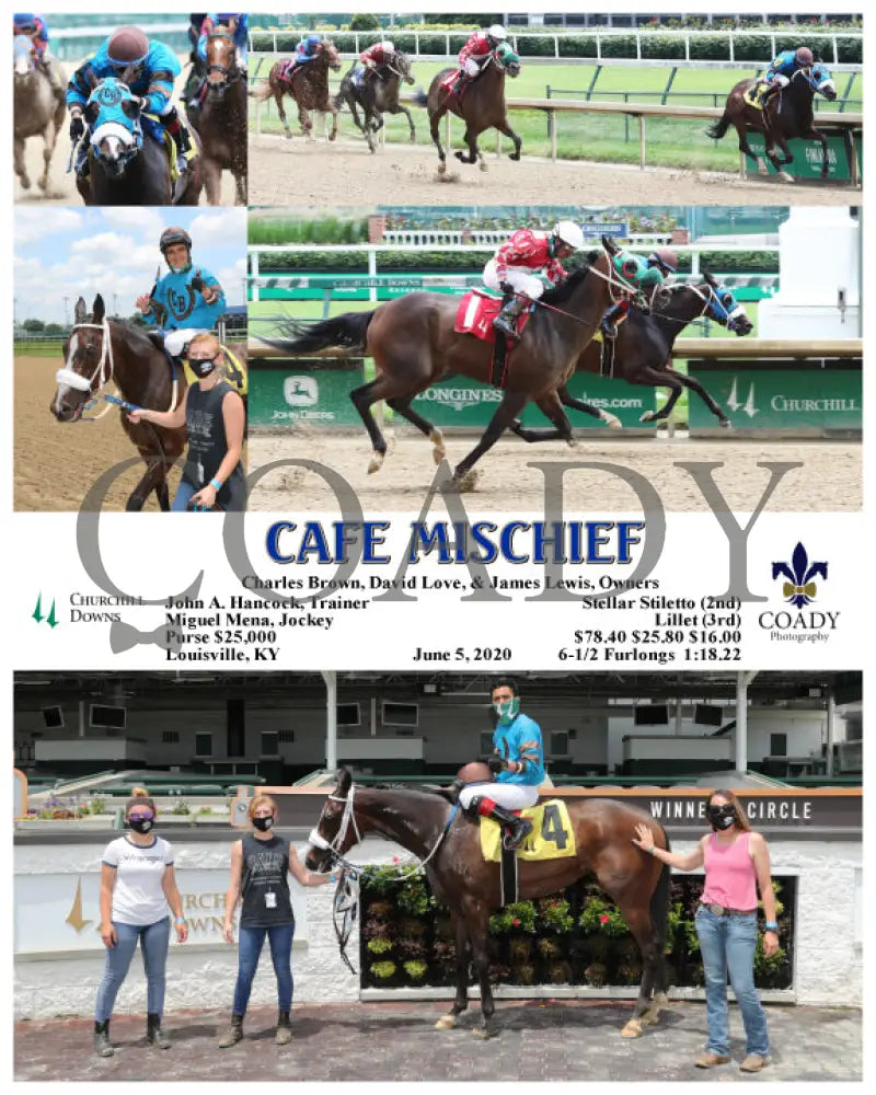 Cafe Mischief - 06-05-20 R02 Cd Churchill Downs