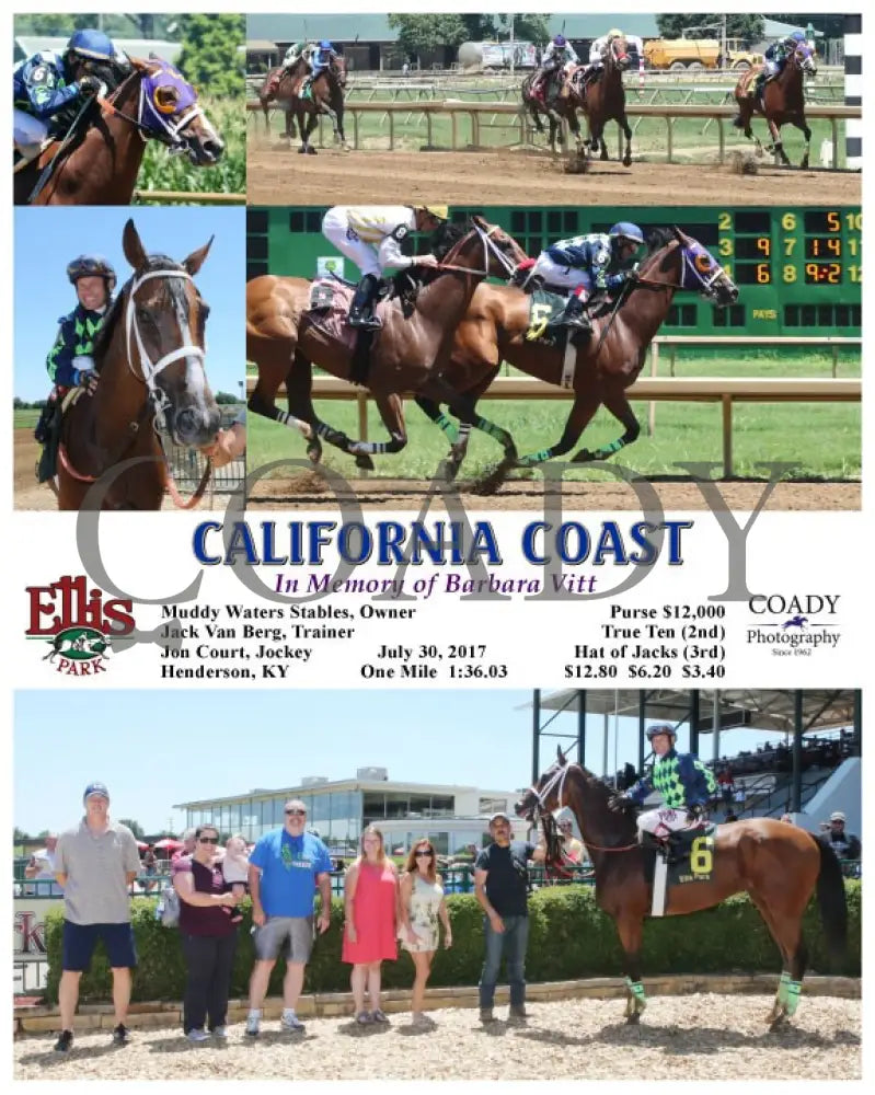 California Coast - 073017 Race 02 Elp Ellis Park