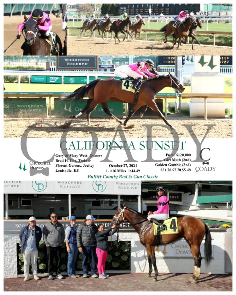 California Sunset - 10-27-24 R05 Cd Churchill Downs