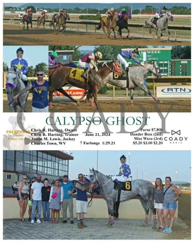 Calypso Ghost - 06-21-24 R01 Ct Hollywood Casino At Charles Town Races