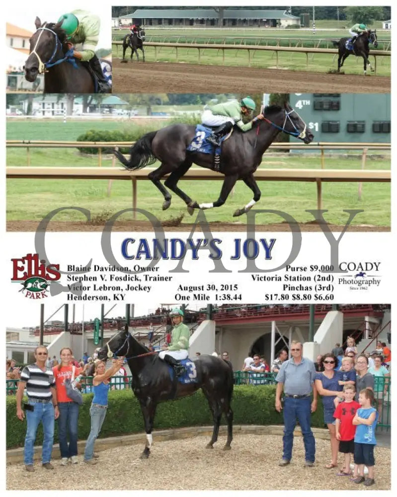 Candy’s Joy - 083015 Race 04 Elp Ellis Park