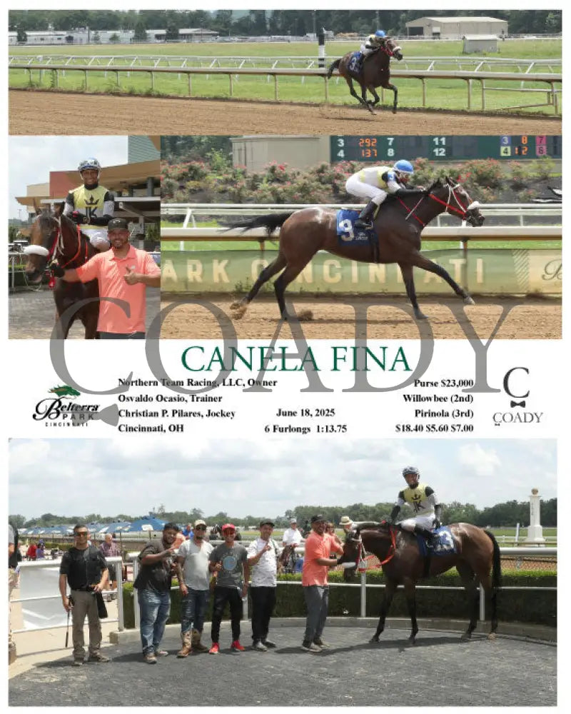 CANELA FINA - 06-18-25 - R04 - BTP Churchill Downs