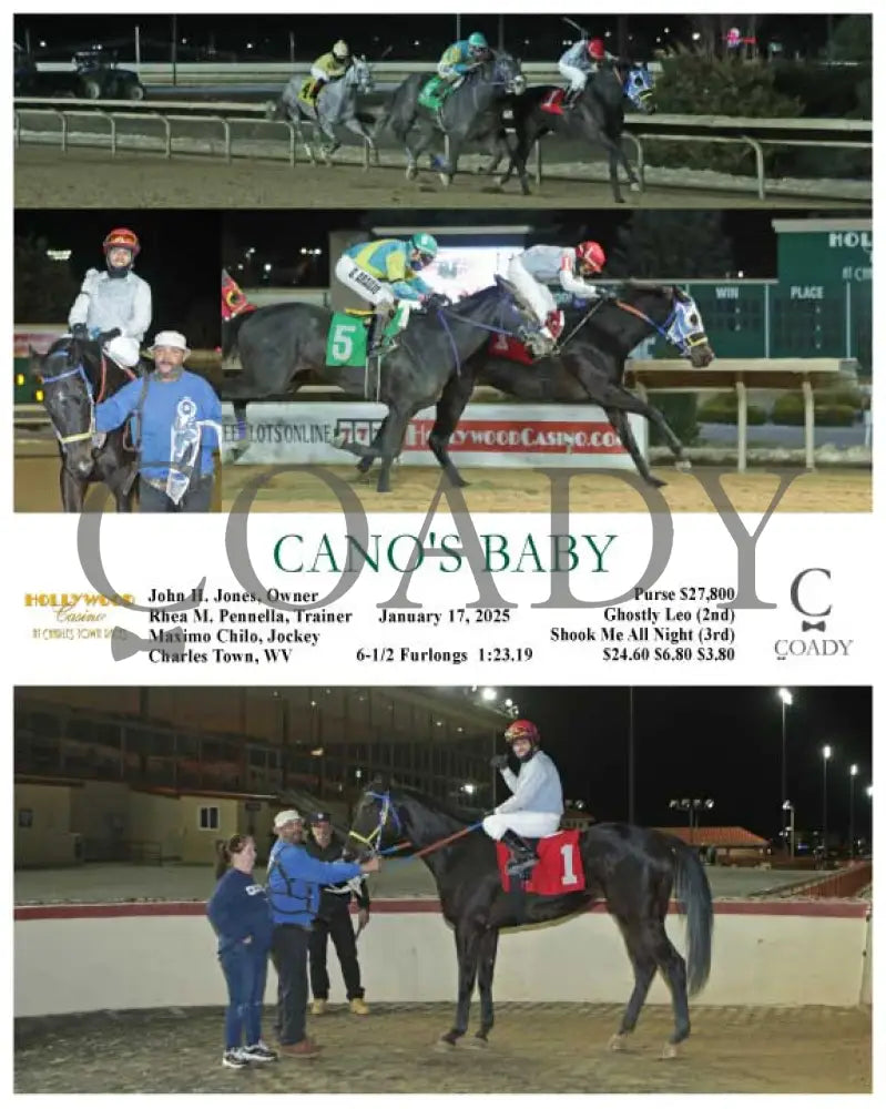 Cano’s Baby - 01-17-25 R06 Ct Hollywood Casino At Charles Town Races