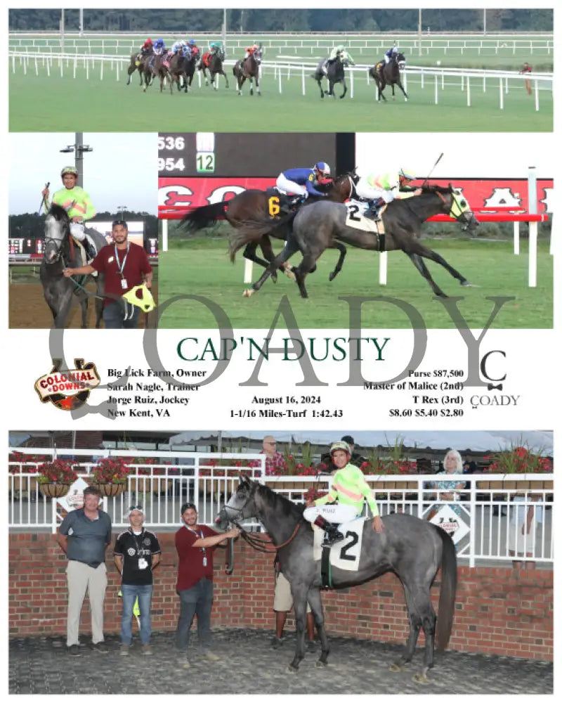 Cap’n Dusty - 08-16-24 R06 Cnl Colonial Downs