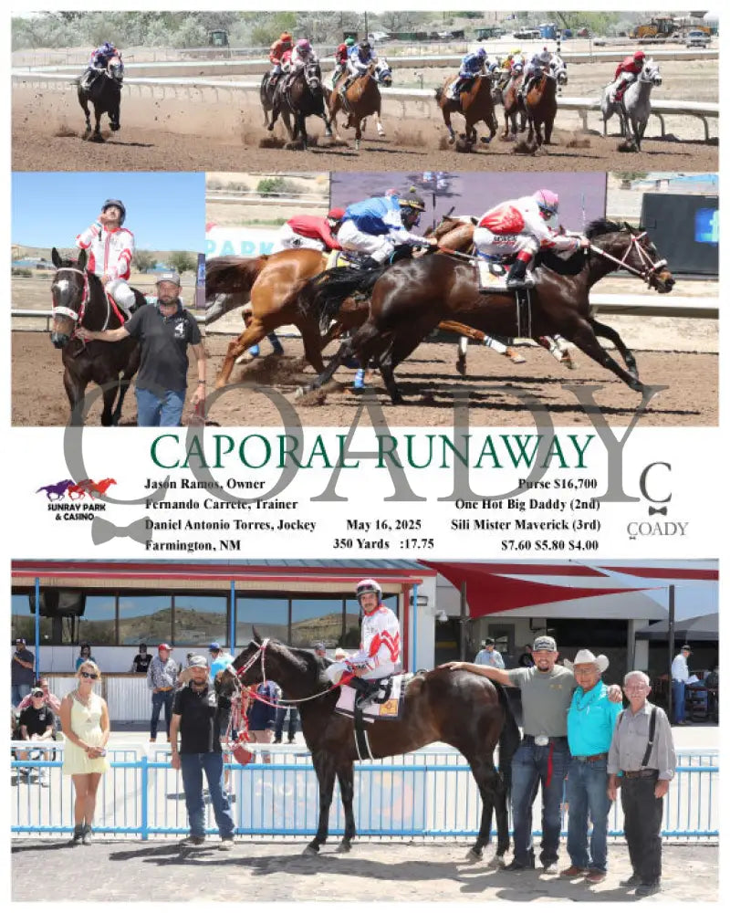 CAPORAL RUNAWAY - 05-16-25 - R04 - SRP SunRay Park