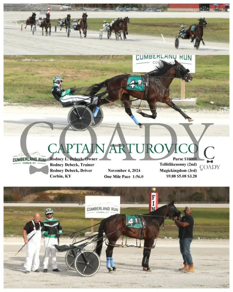 Captain Arturovico - 11-04-24 R09 Clr Cumberland Run