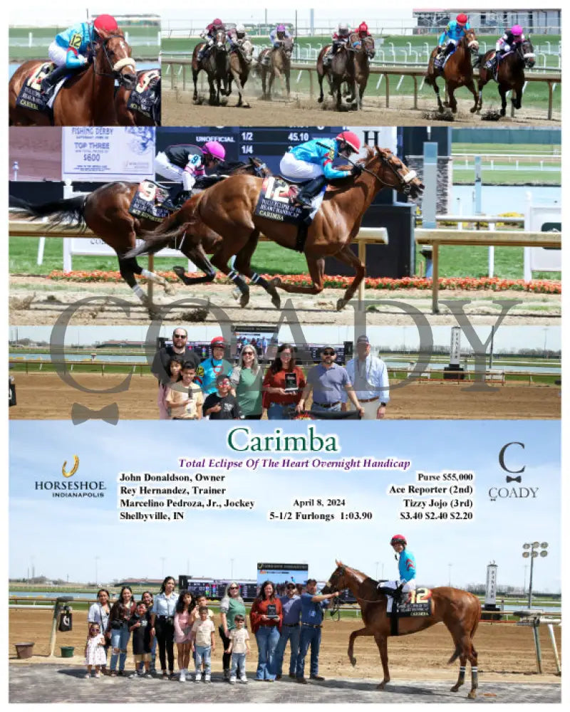 Carimba - Total Eclipse Of The Heart Overnight Handicap 04 - 08 - 24 R05 Ind Indiana Grand