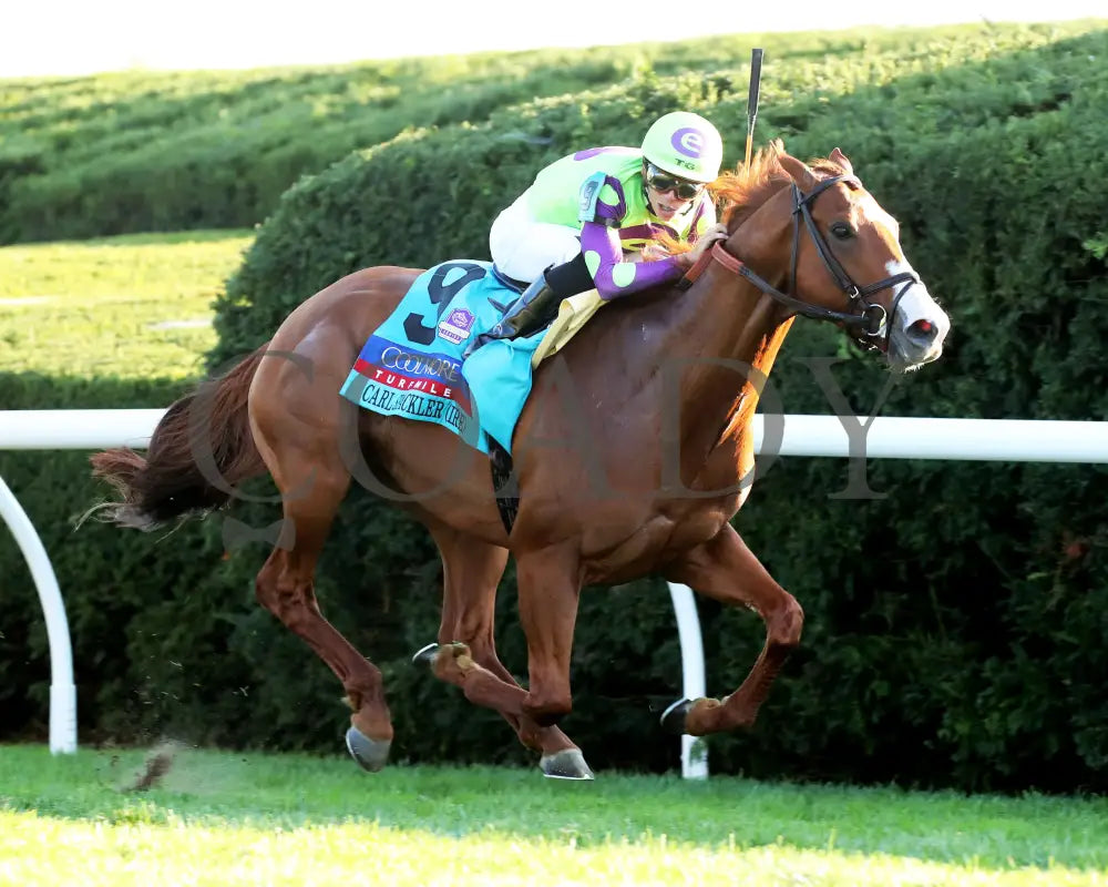 Carl Spackler - 100524 Race 10 Kee The Coolmore Turf Mile G1 Finish 02 Keeneland